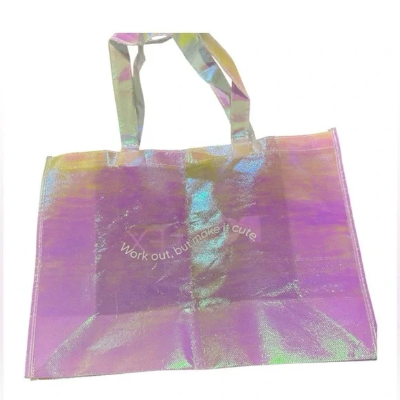NWOT POPFLEX Holographic Tote Bag - Picture 2 of 7